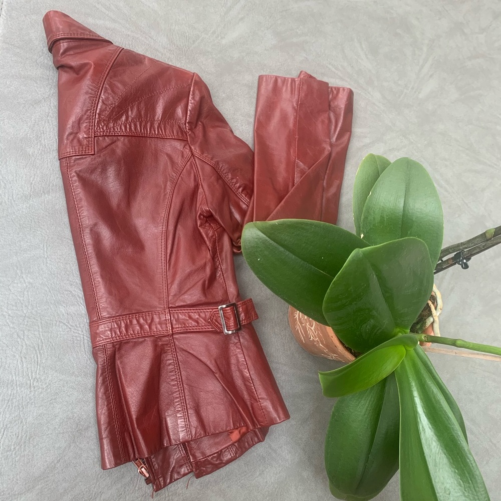 Casa Blanca Red Leather Jacket
